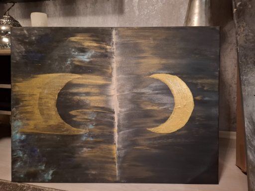 gespiegelter Halbmond